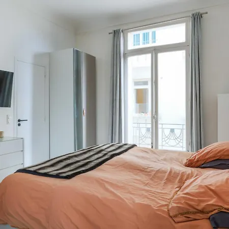 Splendid Flat With Fireplace - Auteuil Apartmán *