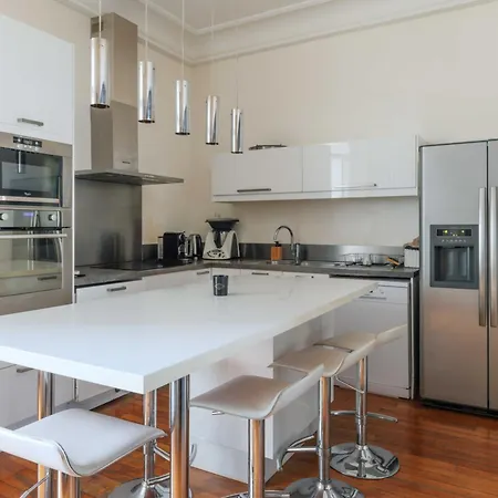 Splendid Flat With Fireplace - Auteuil *